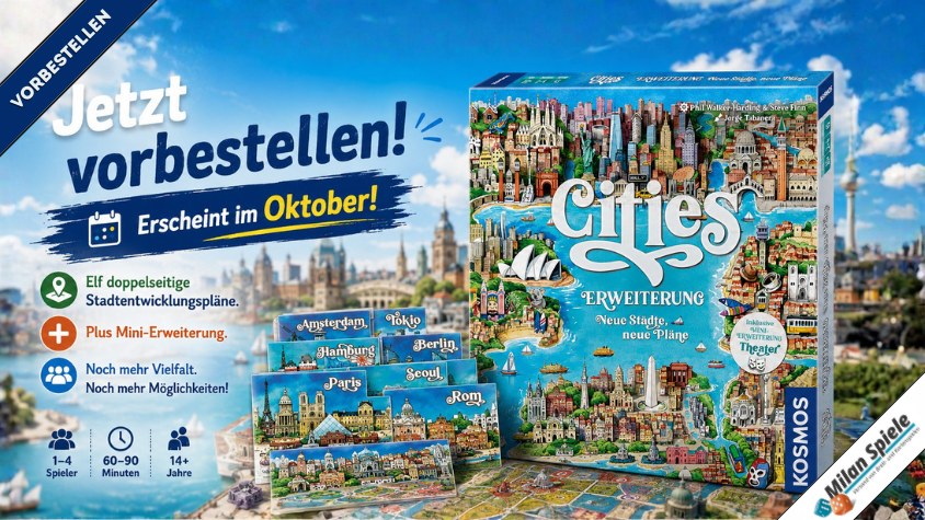 Neue Erweiterung für Cities: Neue Städte, neue Pläne