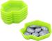 6er-Pack Shell Tokenhalter/Schälchen GRÜN